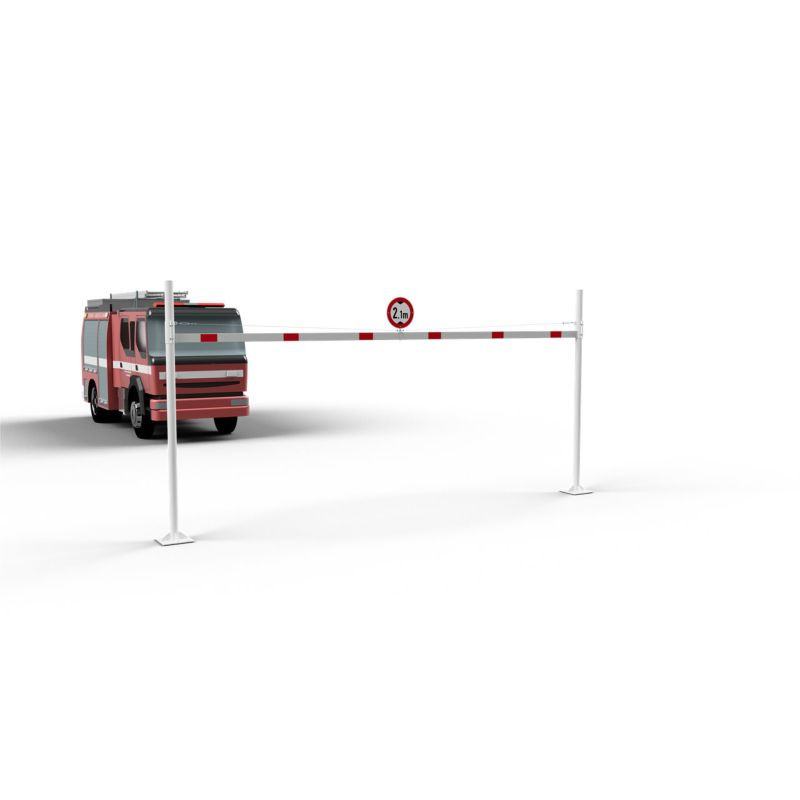 Portique limitation de hauteur réglable