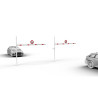 Demi-portique pivotant limitation de hauteur réglable