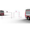 Portique de parking pivotant