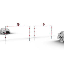 Portique de parking pivotant