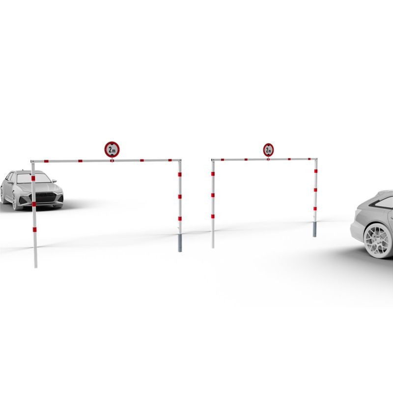 Portique de parking pivotant