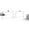 Portique de parking pivotant