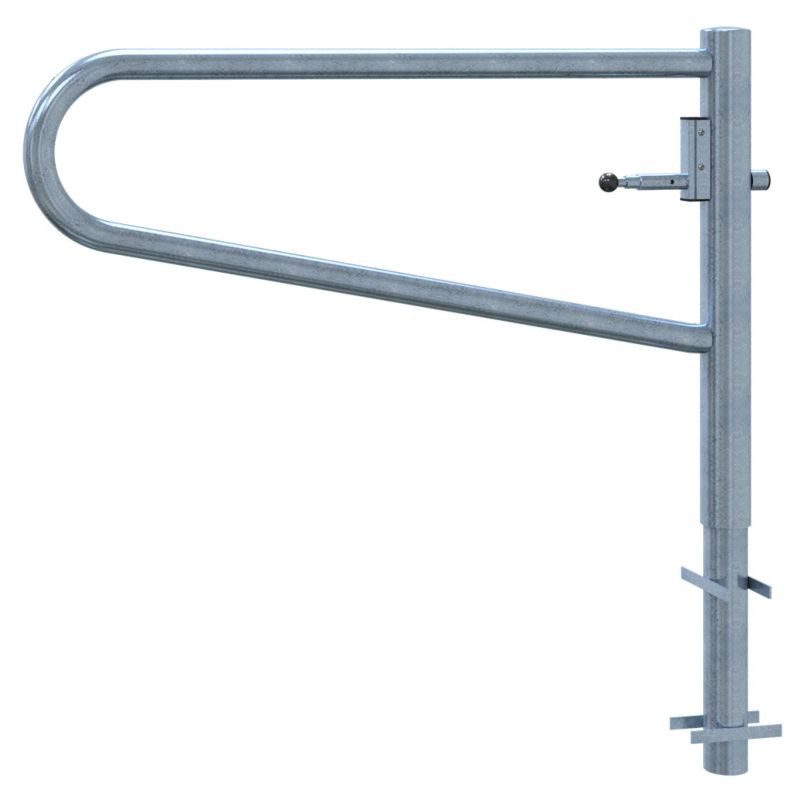 Barrière pivotante trombone