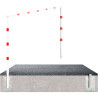 Portique de parking pivotant
