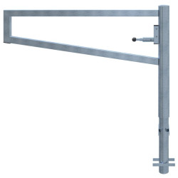 Barrière pivotante avec verrouillage automatique