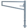 Barrière pivotante avec verrouillage automatique
