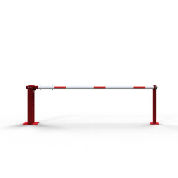 Barrière levante à vérin pneumatique