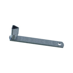 Clé triangle pour cadenas pompier