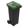 Bac poubelle verre 140L 2 roues - Sulo
