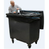 Sangle élastique pour housse de bac 4 roues 500 à 770 L - Lot de 10