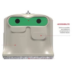 Orifice basse PMR pour colonne aérienne