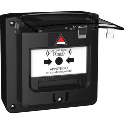 Neutronic TZ5DM-N - Boîtier menace radio noir connecté
