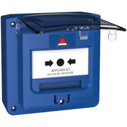 Neutronic TZ5DME-B - Boîtier menace étanche radio bleu connecté