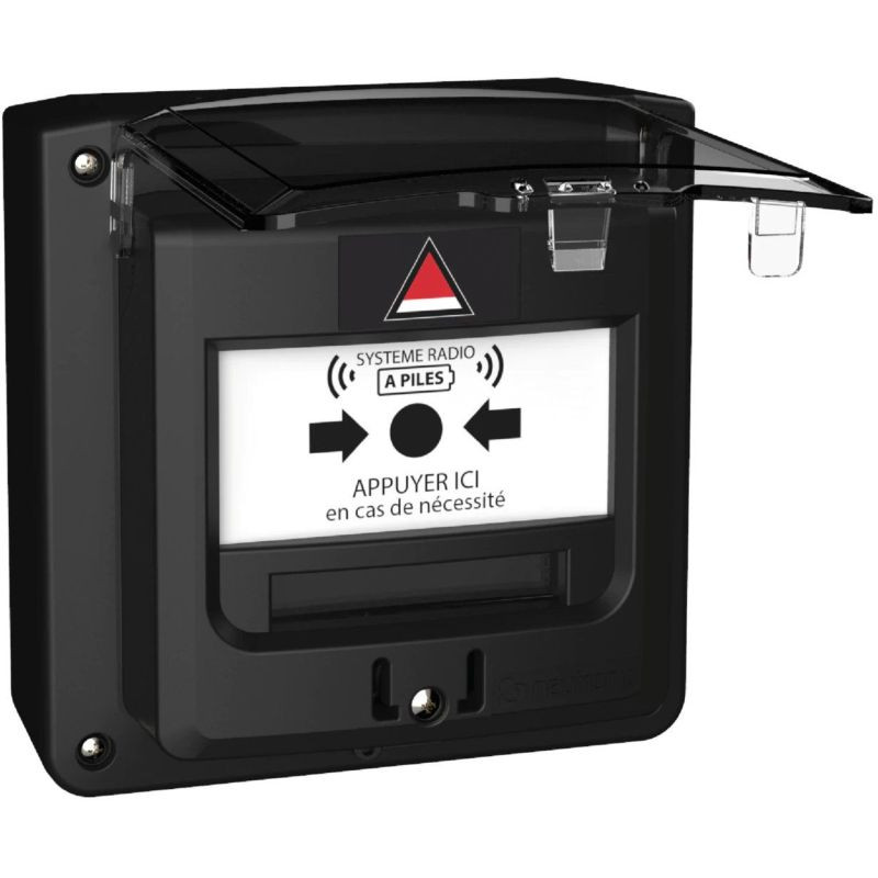Neutronic TZ5DME-N - Boîtier menace étanche radio noir connecté