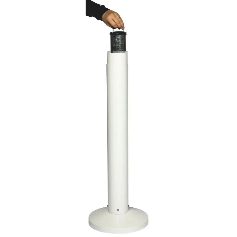 Cendrier sur pied style cigarette contenance 3 litres