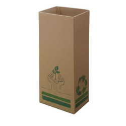 Poubelle en carton recyclé pour tri séléctif Cardbob - Lot de 15