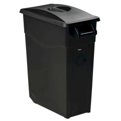 Poubelle de tri sélectif à roulettes en plastique recyclé - Movatri