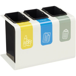 Poubelle de tri sélectif de bureau - Tribu
