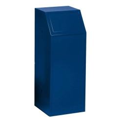 Poubelle tri sélectif à trappe acier - 68L