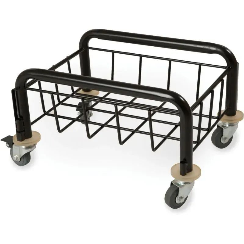 Chariot pour conteneur de tri sélectif 60l ou 80l en métal