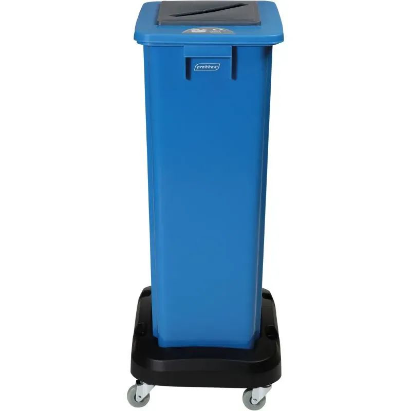Chariot pour conteneur de tri sélectif 60l ou 80l en plastique
