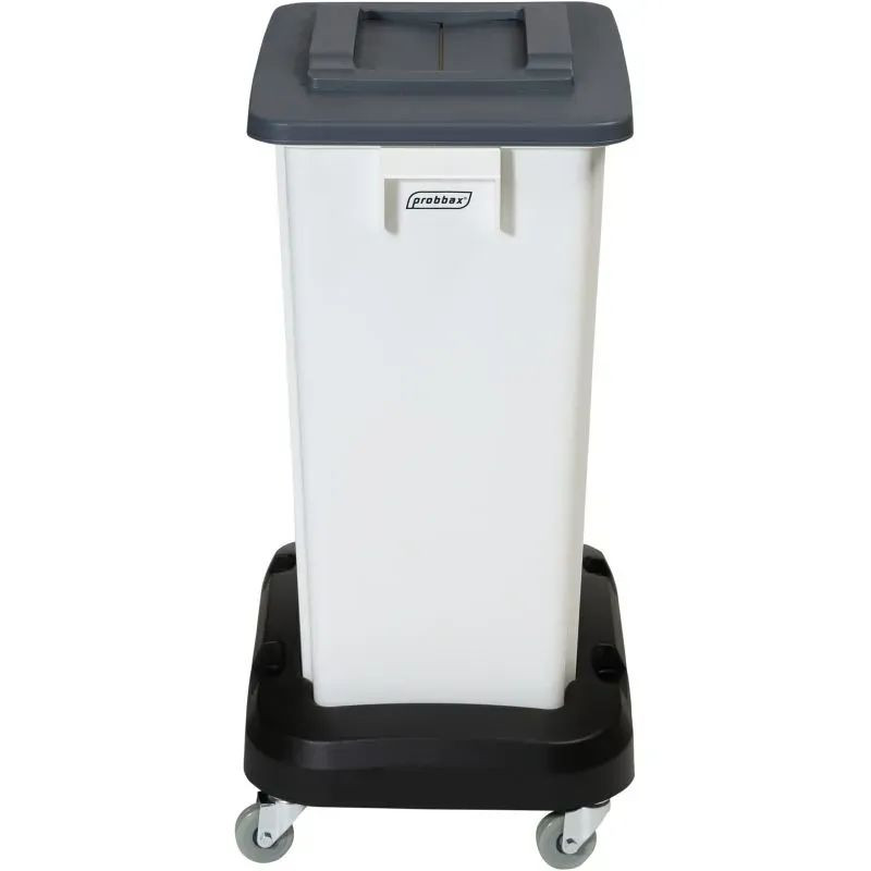 Chariot pour conteneur de tri sélectif 60l ou 80l en plastique