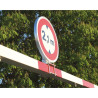 Kit de fixation pour panneau de signalisation de hauteur D.45 cm