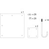 Kit de pose pour barrière universelle tournante XL