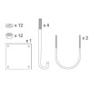 Kit de pose pour barrière universelle tournante Procity