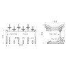 Support 12 vélos à double étage Procity Horizon