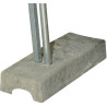 Plot béton pour panneau électoral Eco &amp; Classique Procity