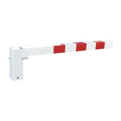Potelet Pompier rabattable ou fixe blanc et rouge