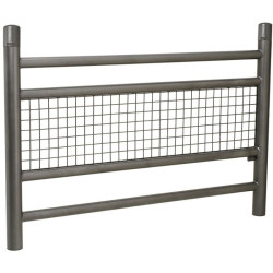 Barrière de sécurité pour trottoir spécial école colorée et illustrée