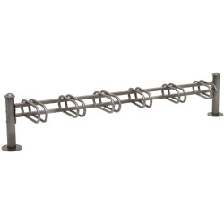 Support de cycles en métal peint 3 à 12 places extensible
