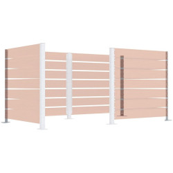 Cache pour bacs poubelles modulables Procity