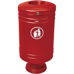 Corbeille Gascogne socle en fonte 60 litres