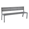 Banc publique en acier 5 lames modèle Silaos