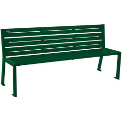Banc acier Silaos 6 lames