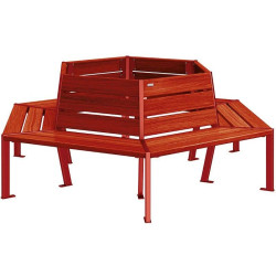 Banc tour d'arbre Silaos