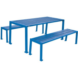 Table de pique-nique Silaos acier