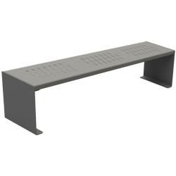 Banquette pour espaces public en métals