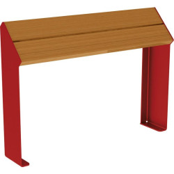 Assis-debout KUB. acier et bois