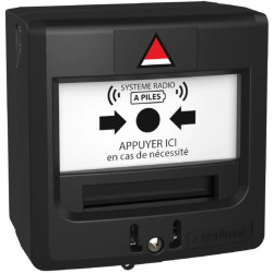 Neutronic TZ5DM-N - Boîtier menace radio noir connecté