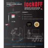 Neutronic LOCKOFF - Bloqueur de porte anti-intrusion pour PPMS