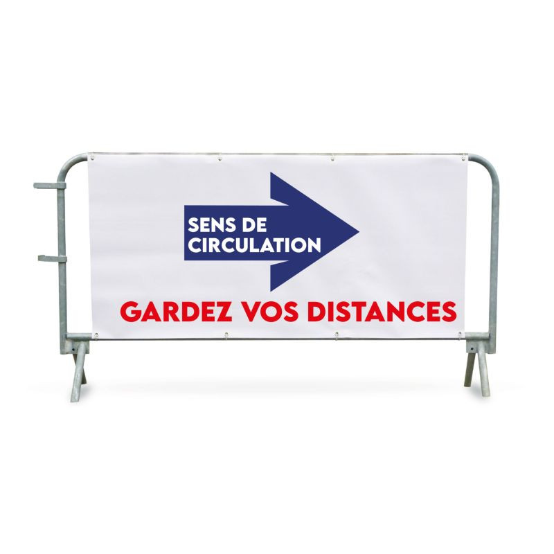 Habillage barrière de police simple ou double