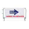 Habillage barrière de police simple ou double