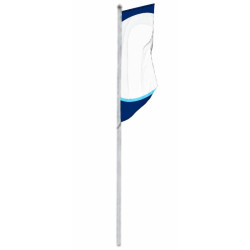 Drapeau verticale à personnaliser pour mât à potence