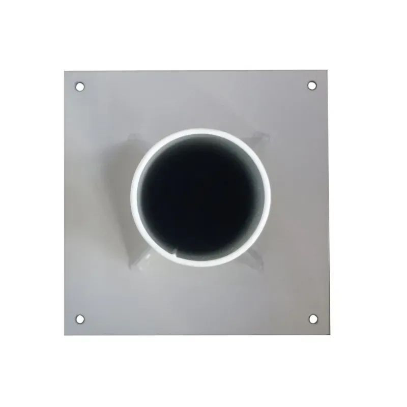 Support de fixation pour mât de pavillon d.60 mm sur terrasse