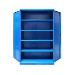 Armoire haute d'atelier avec portes battantes