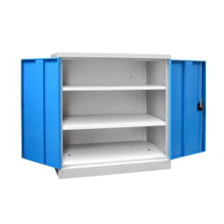 Armoire Techno basse pour l'atelier à portes battantes